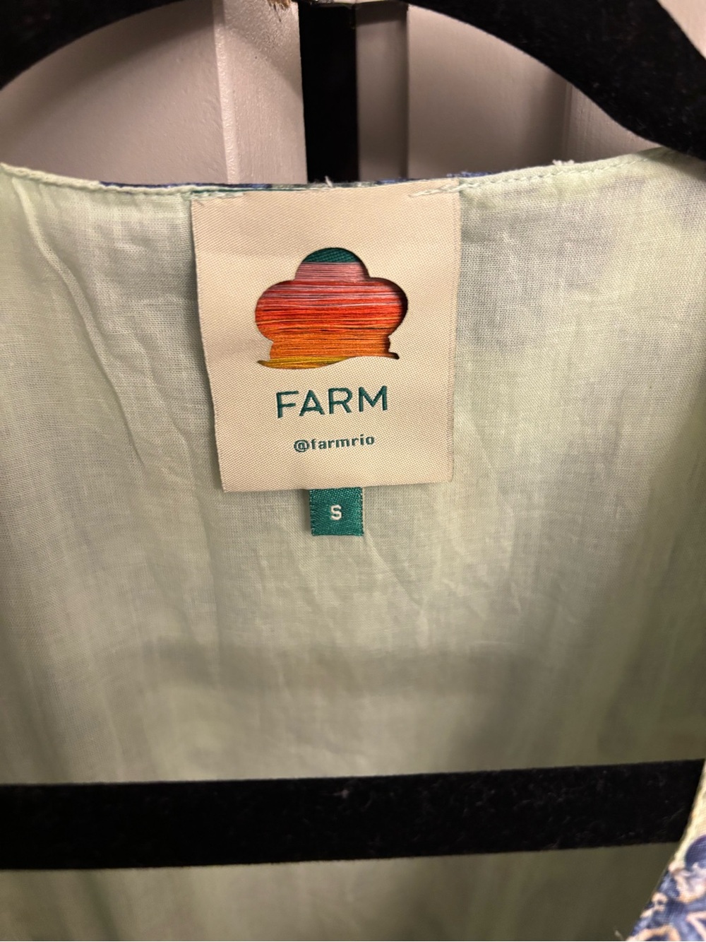 Farm Rio Ocean Tapestry Sleeveless Maxi Dress (S) - Picture 7 of 7
